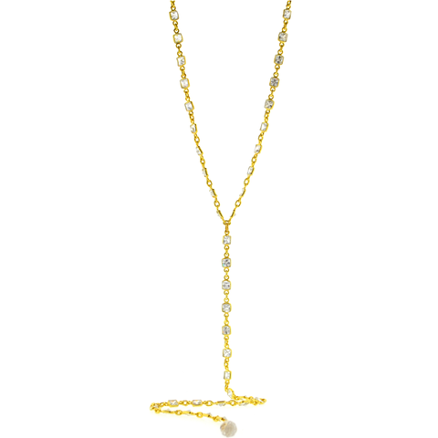 Long Vallauris Necklace in Gold