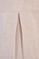 Cashmere & Puffer Vest in Blush