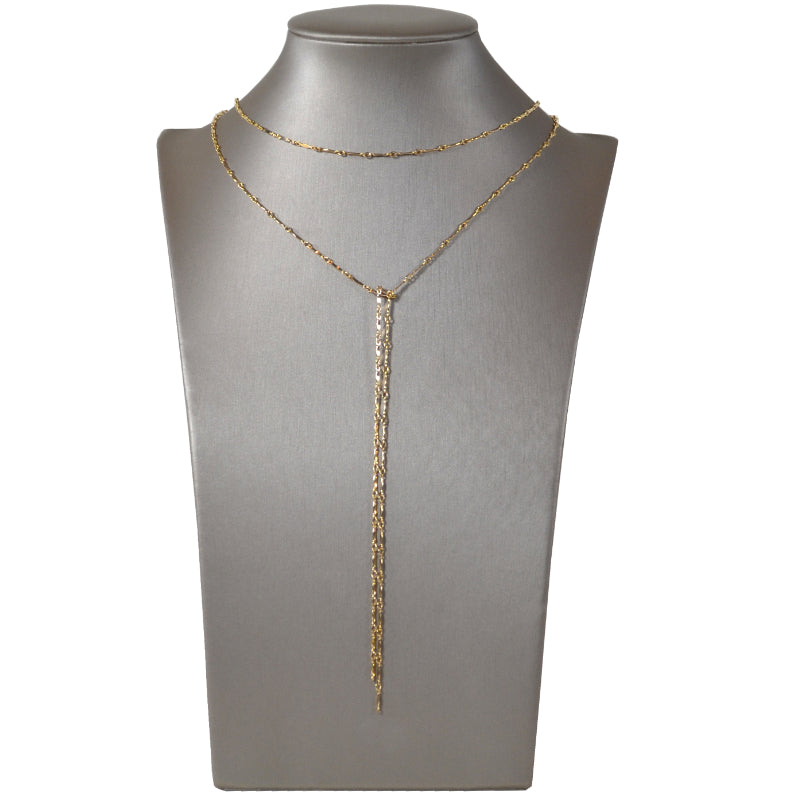 Dainty & Delicate Lariat in Gold