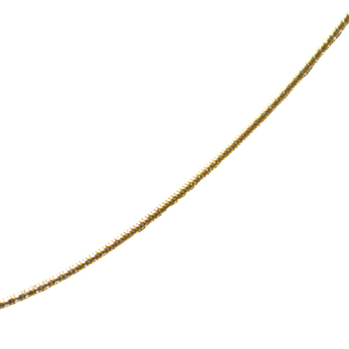 Slinky Snake Necklace in Gold